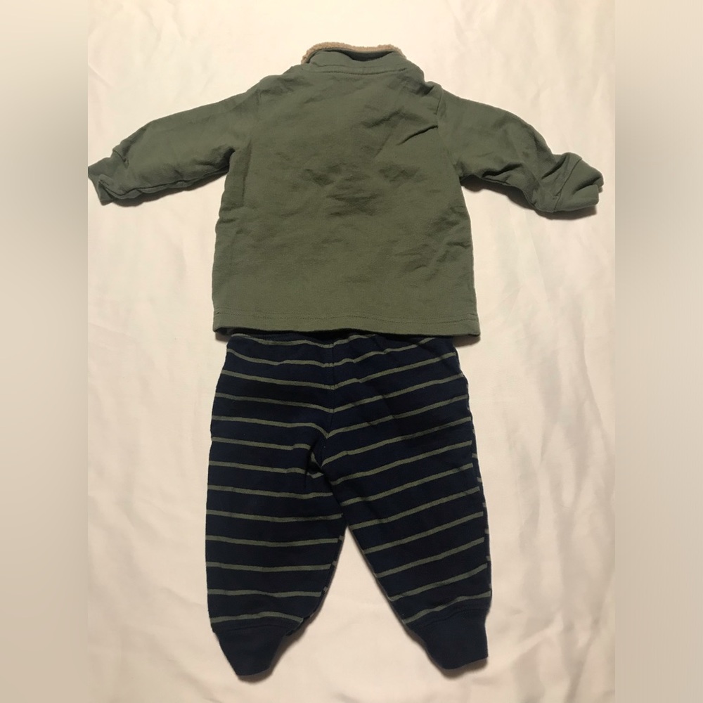 Carter’s Just One You Baby Boy Dino 2 Piece Sweater & Pant Set Size 6M - Picture 6 of 6